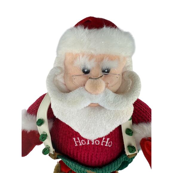Santa Claus Figure 1990s Holiday Décor, Vintage Christmas Decoration - Picture 7 of 11